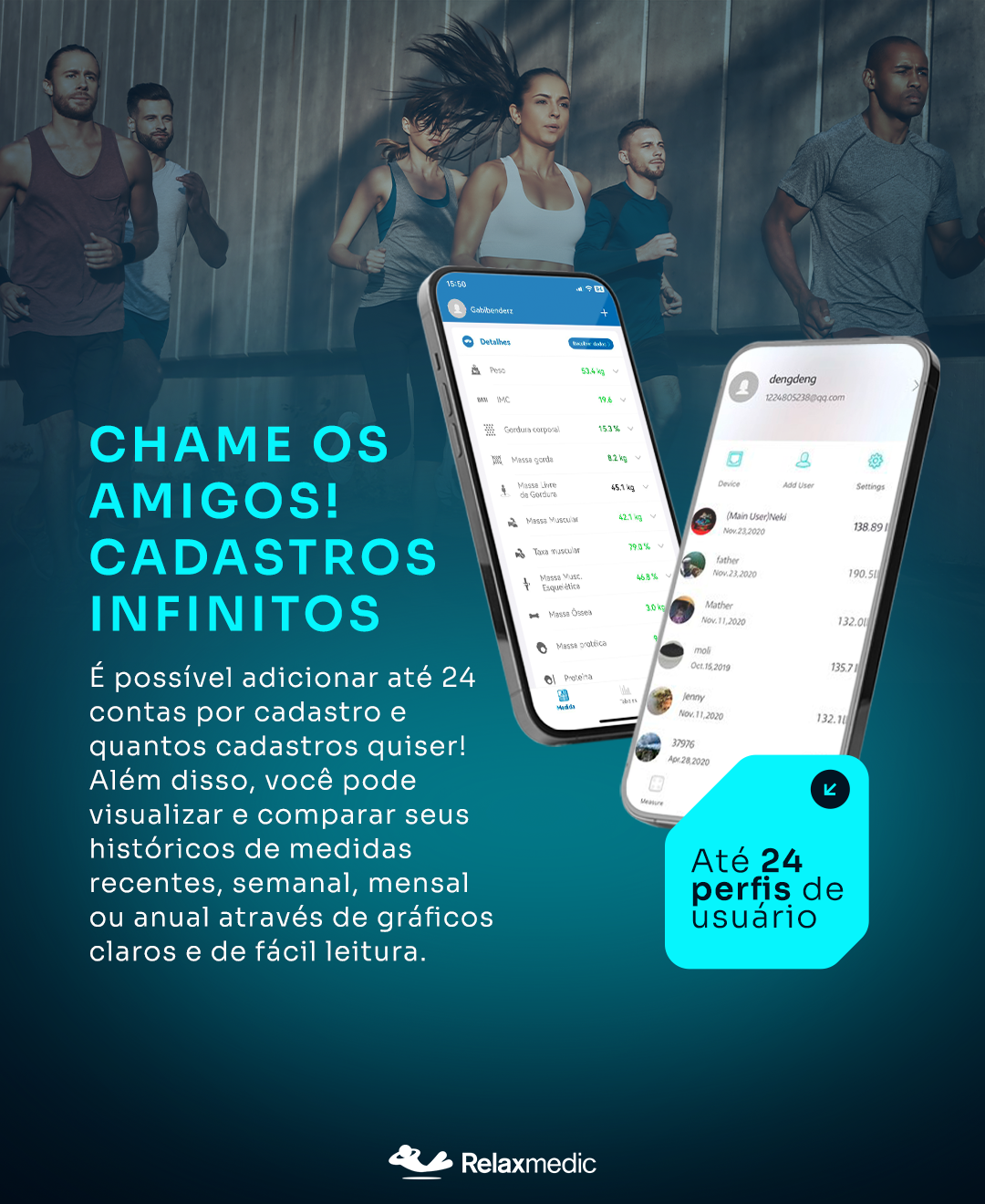 Balança de Bioimpedância BodyScan Pro