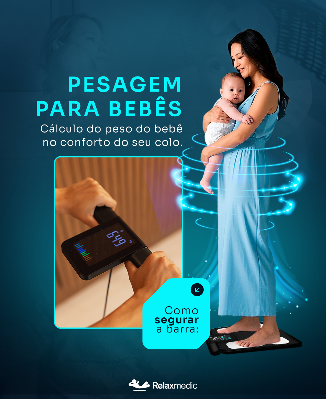 Balança de Bioimpedância BodyScan Pro