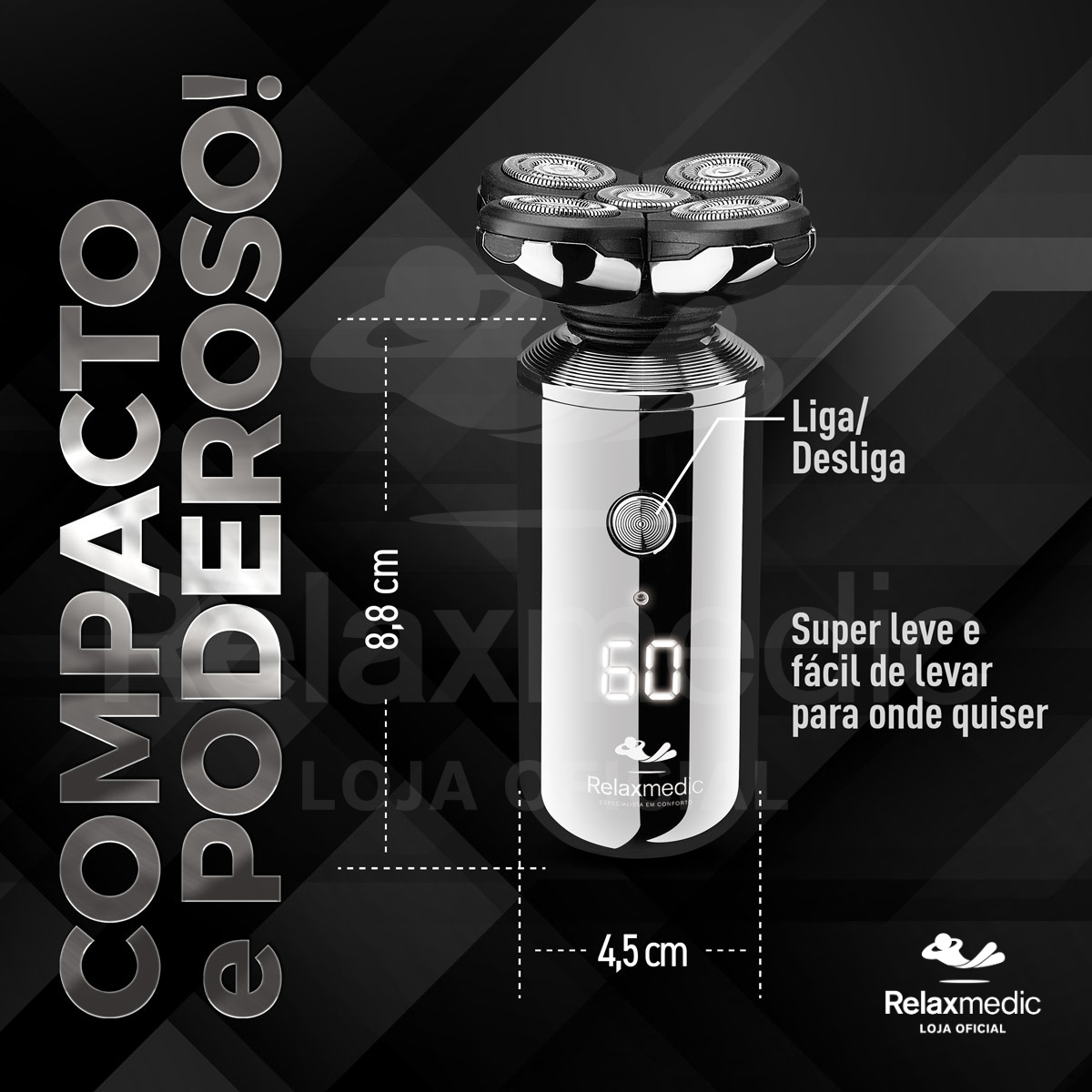 Barbeador Elétrico Multiuso 5 em 1