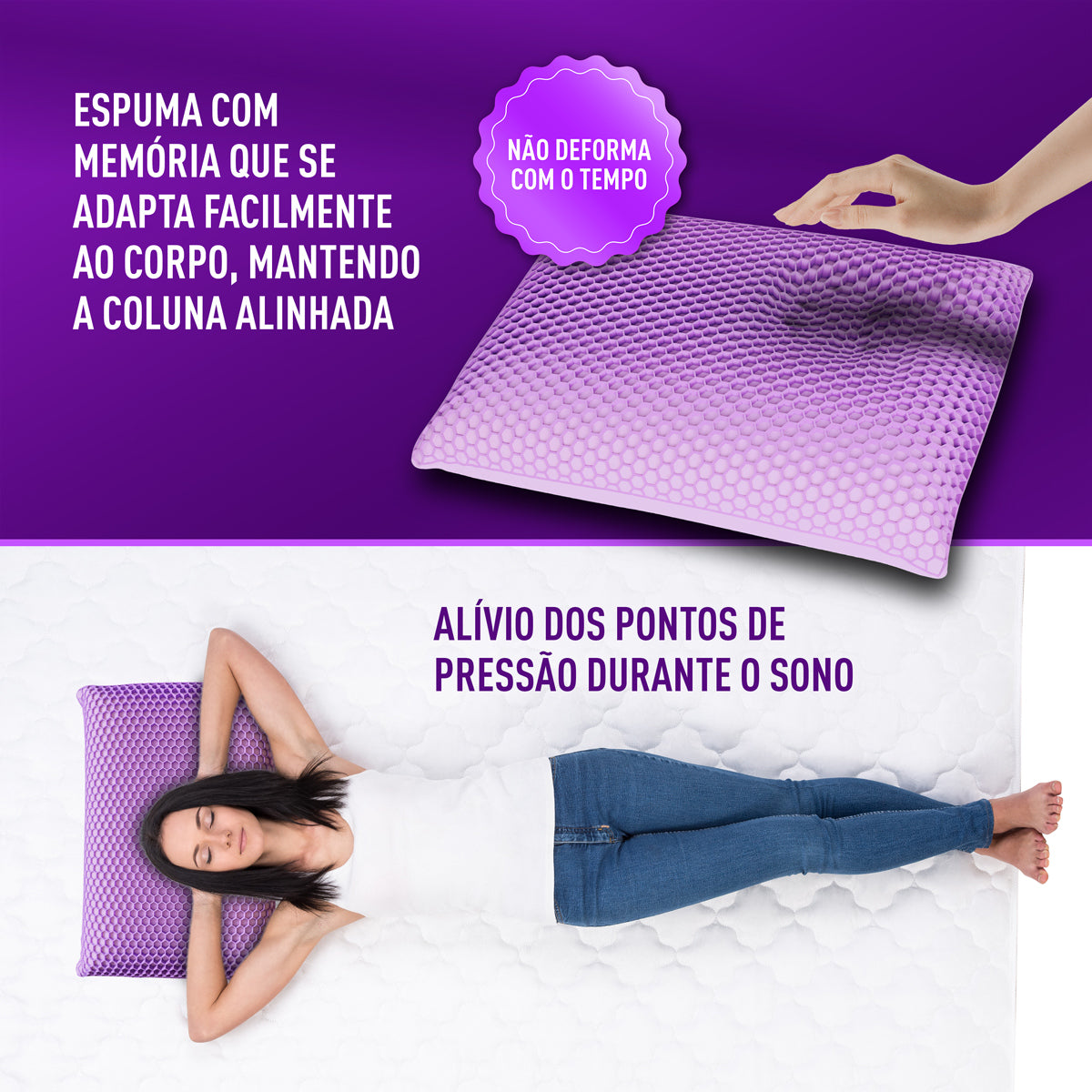 Travesseiro Ortopédico BeeRelax Dr. Coluna
