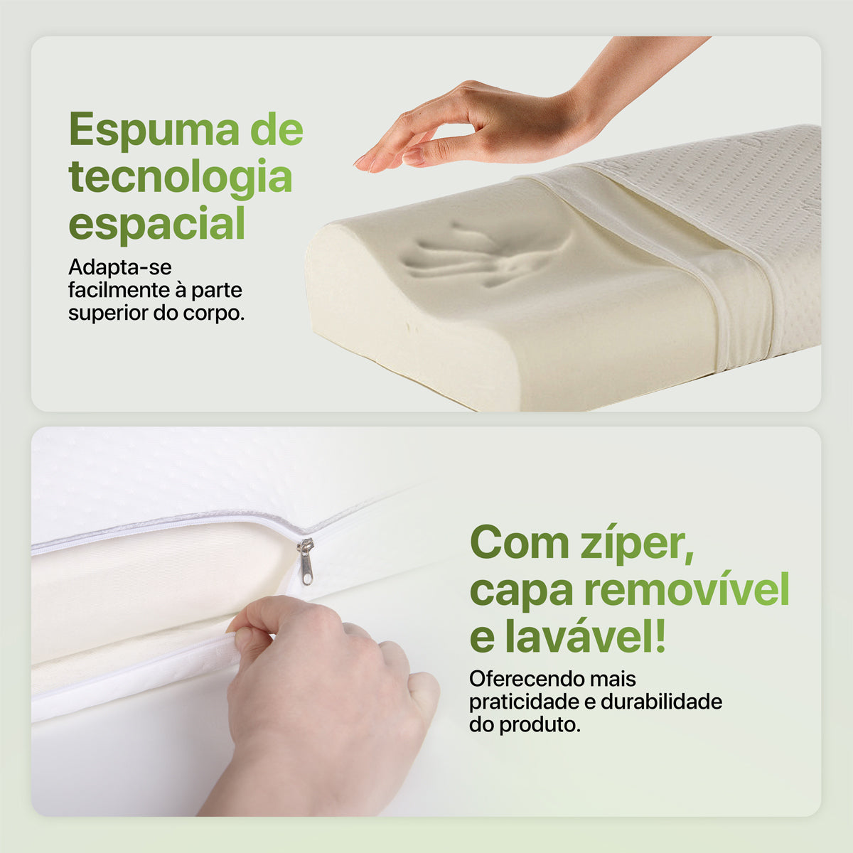 Travesseiro Ortopédico Nasa Bambu Dr. Coluna