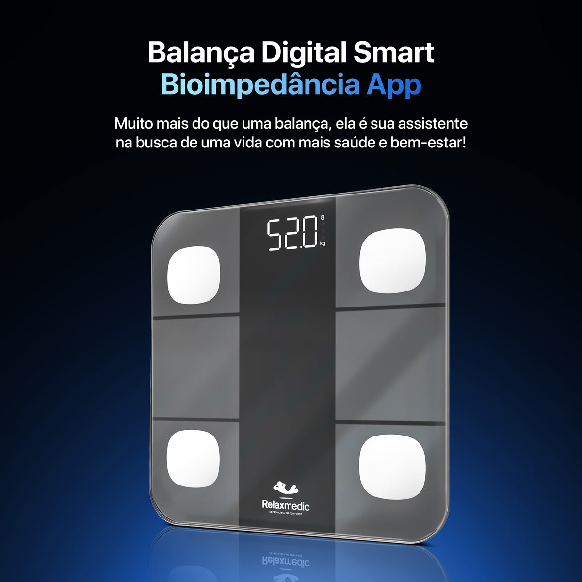 Balança de Bioimpedância Digital Smart