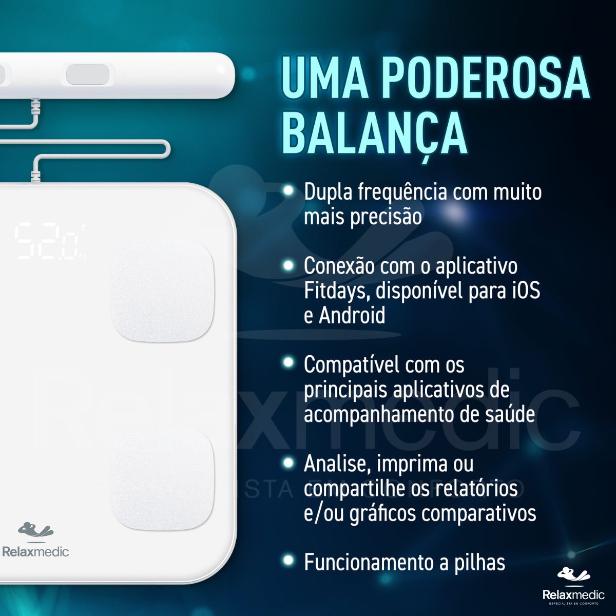 Balança de Bioimpedância Digital App