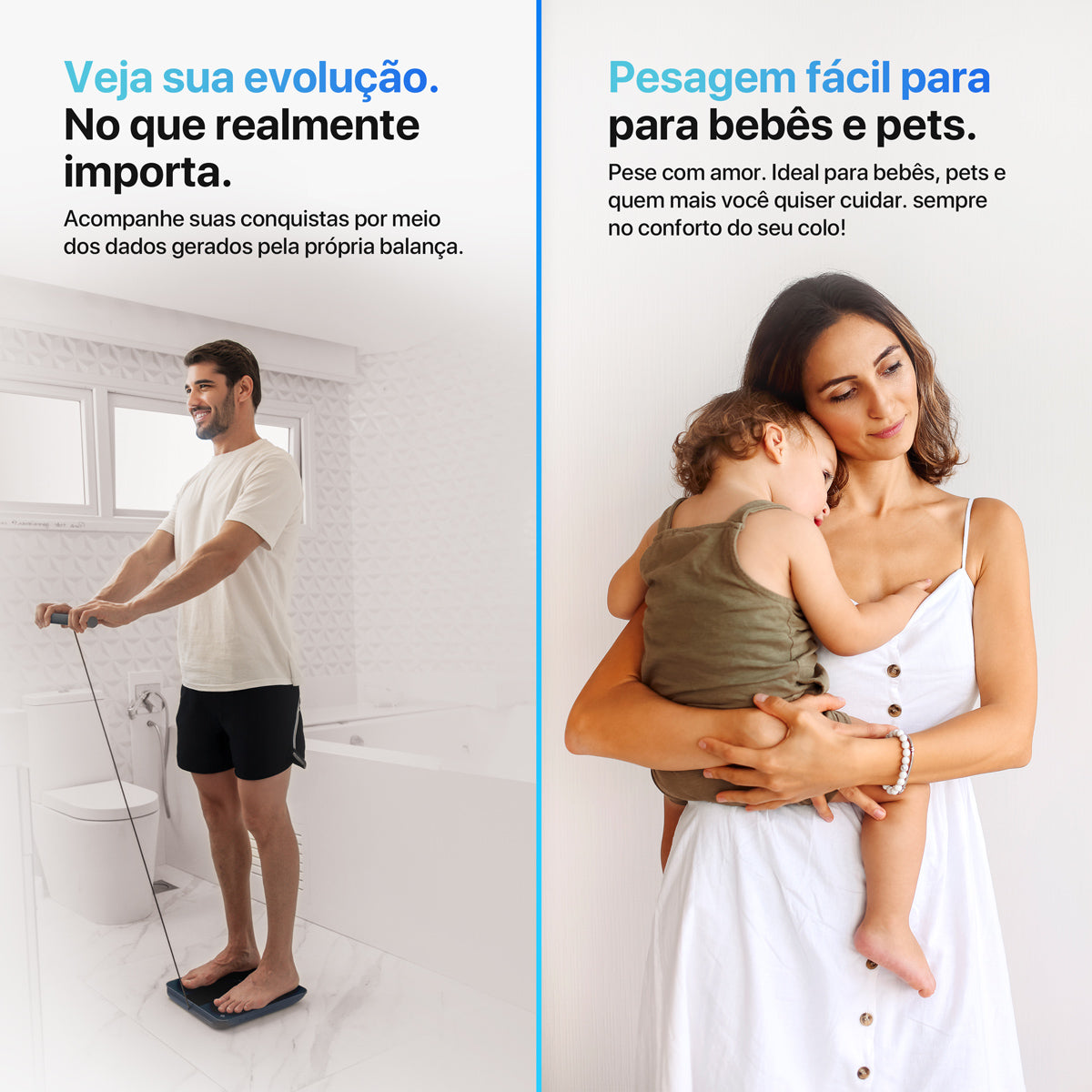 Balança Digital Bioimpedância Intelligence Proscan Voice