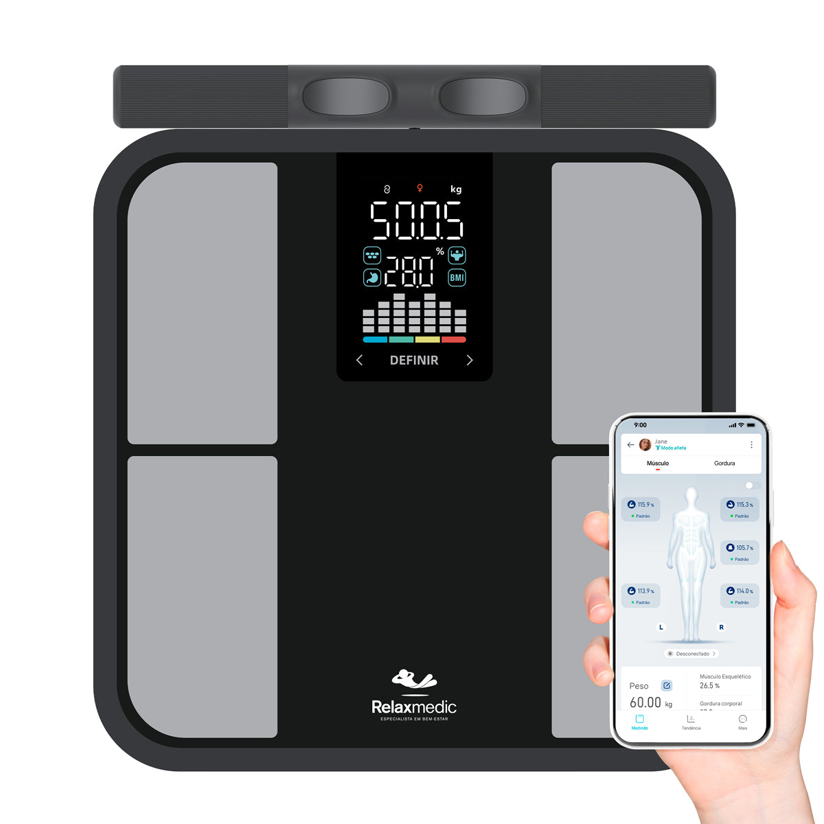 Balança De Bioimpedância Nivora