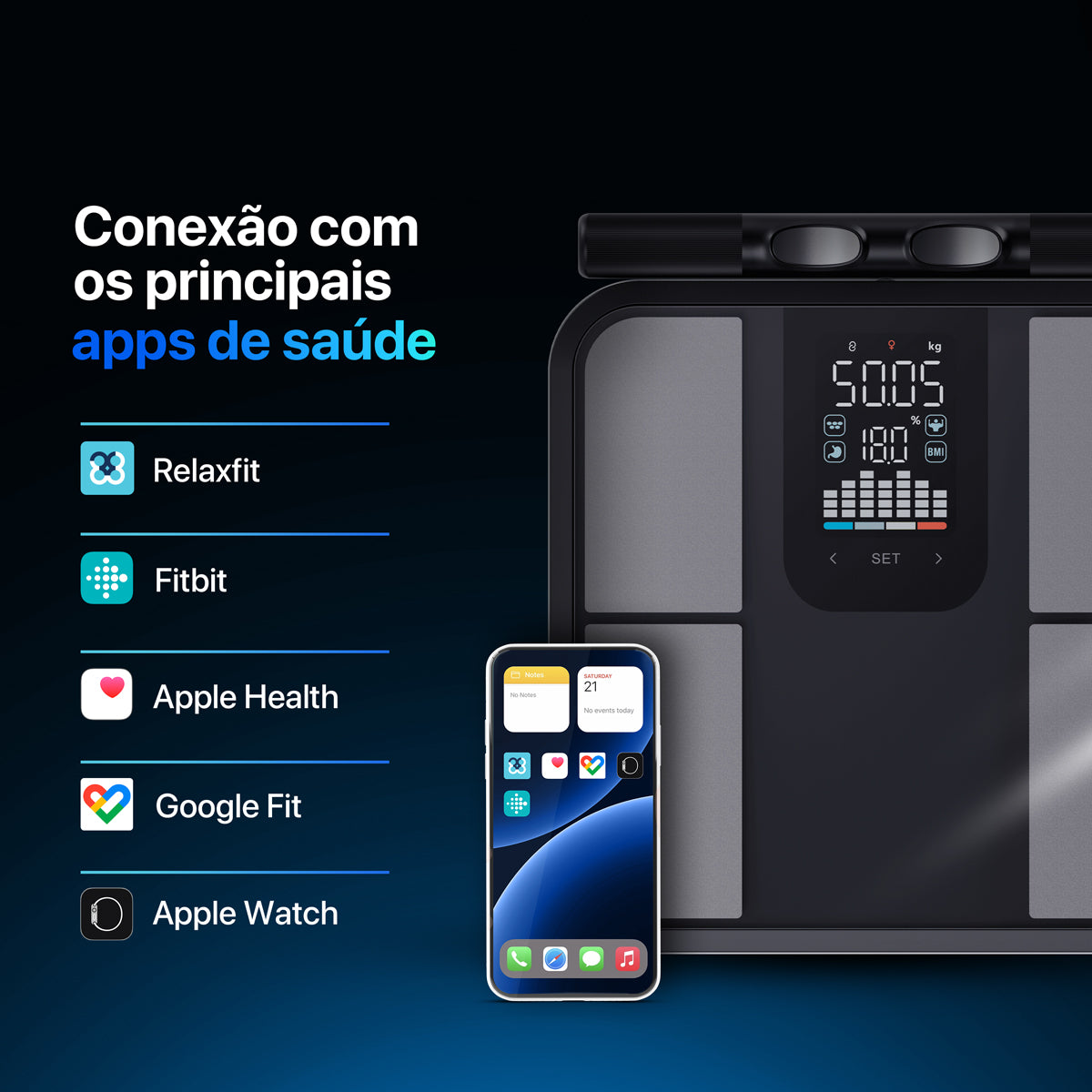 Balança De Bioimpedância Nivora