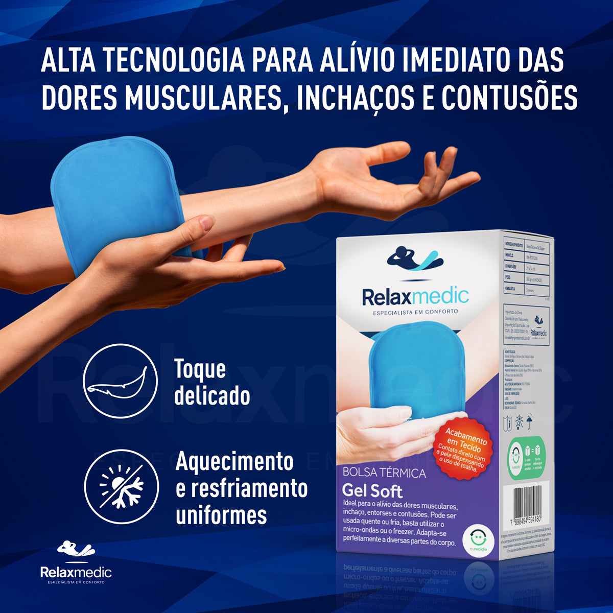 Bolsa Térmica Quente e Fria Gel Soft