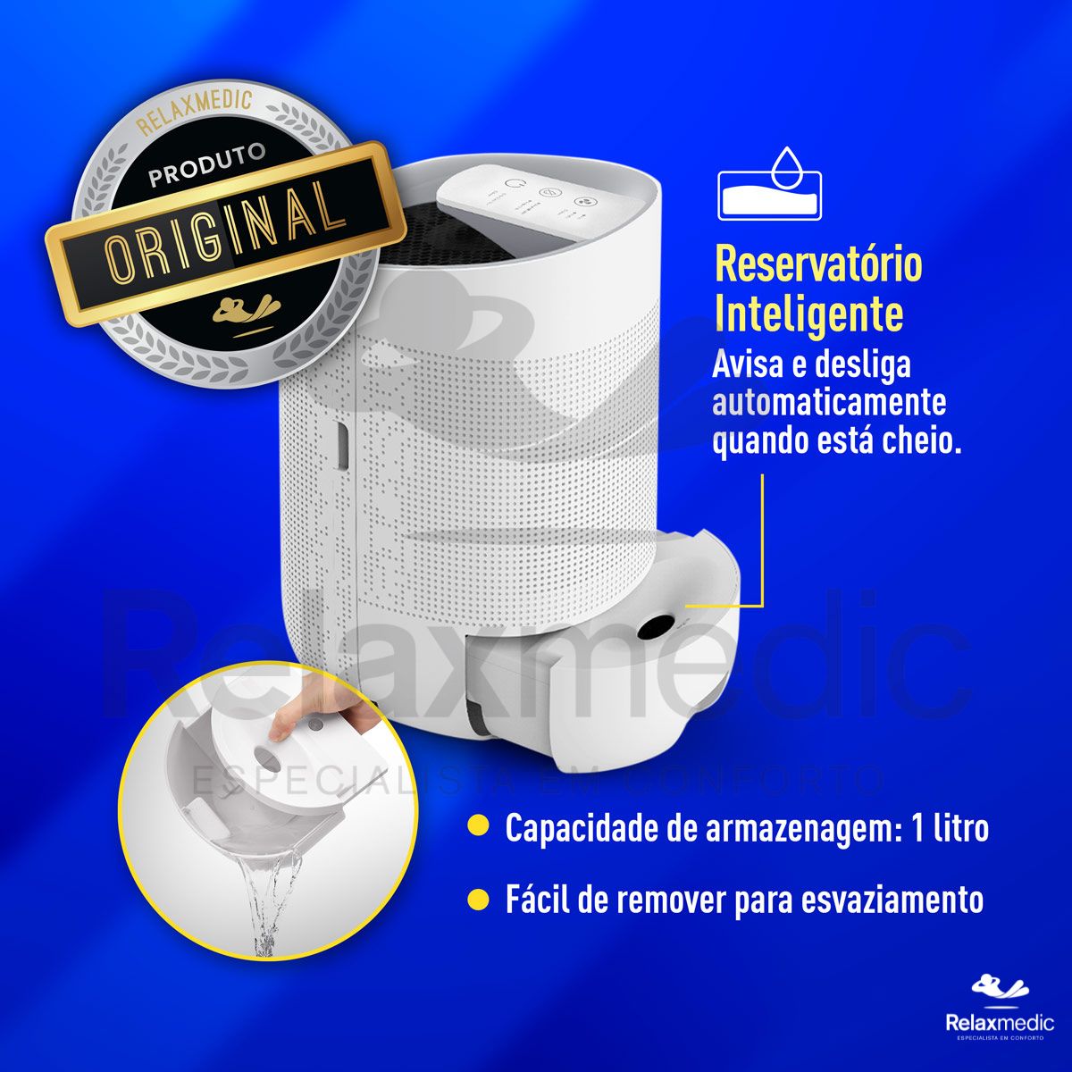 Desumidificador e Purificador de Ar Q9