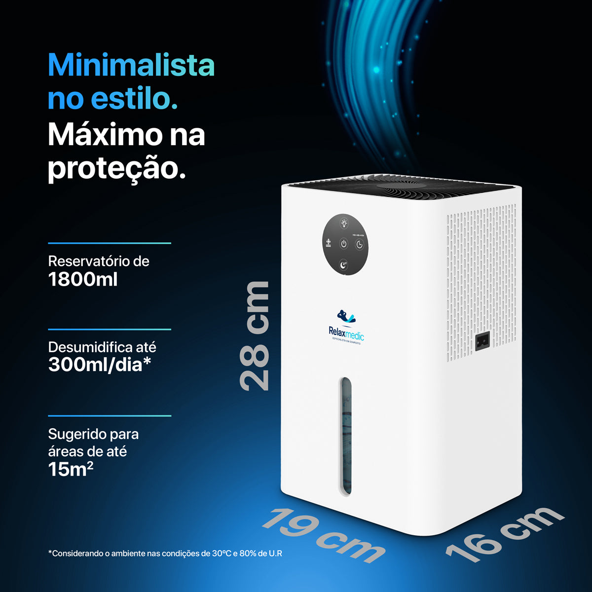 Desumidificador de Ar Aqua 1.8