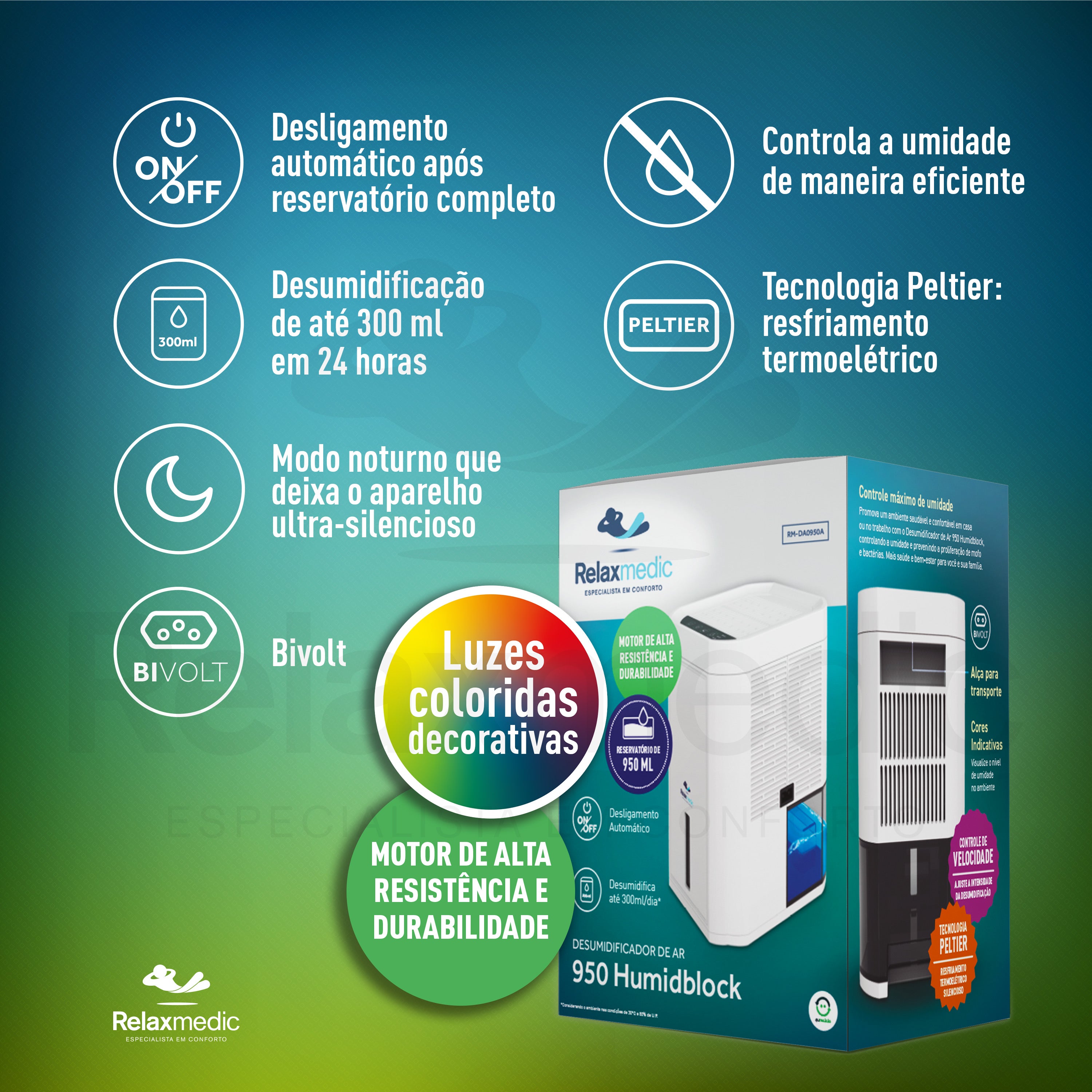 Desumidificador de Ar Humidblock