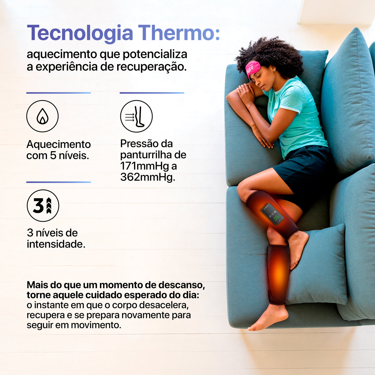 Bota de Compressão Panturrilha F10 Thermo