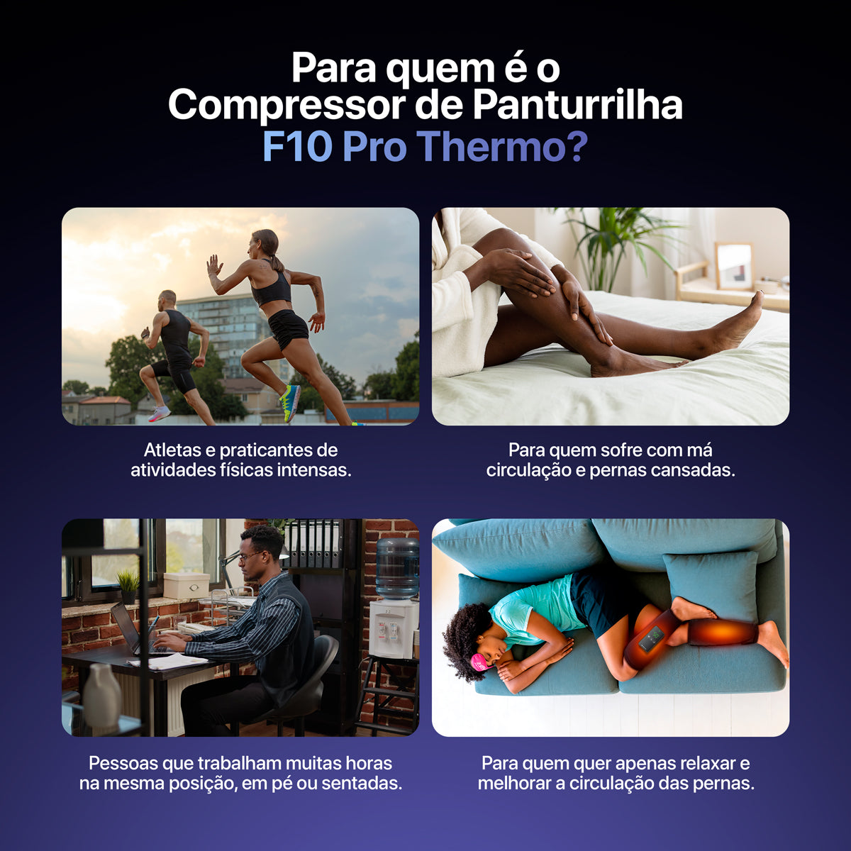 Bota de Compressão Panturrilha F10 Thermo