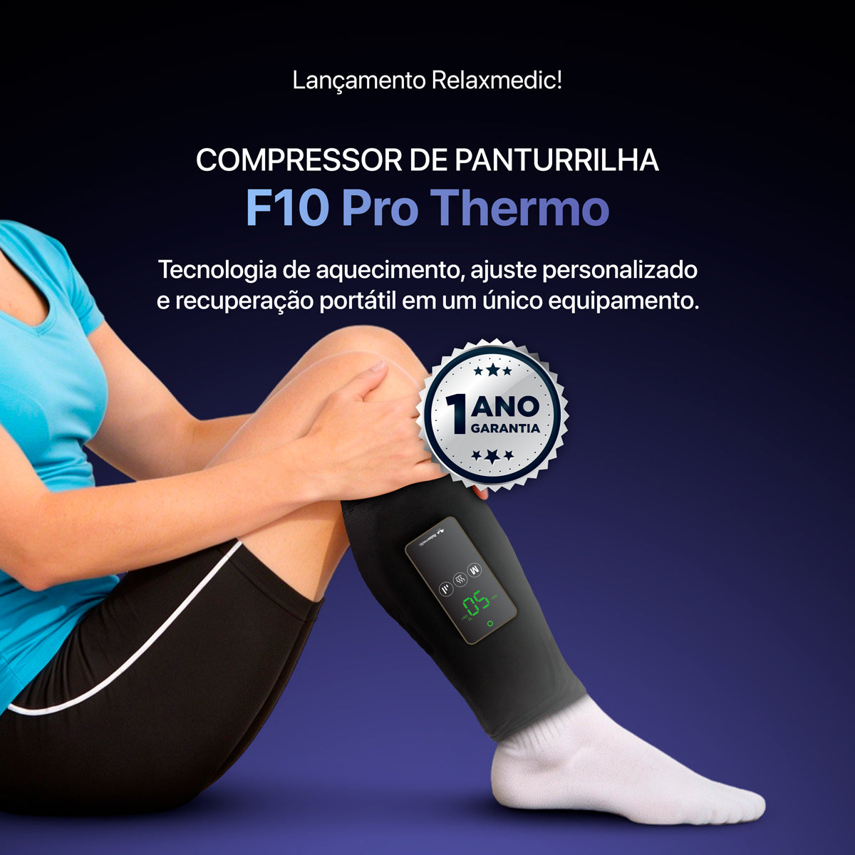 Bota de Compressão Panturrilha F10 Thermo