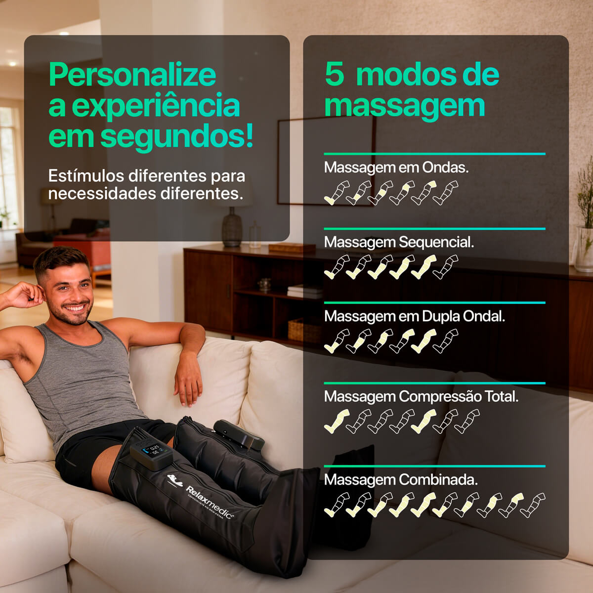 Bota de Compressão F10 GO