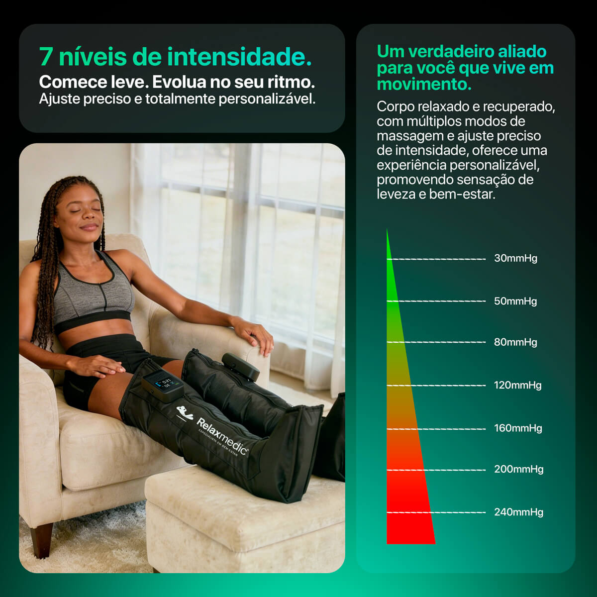 Bota de Compressão F10 GO