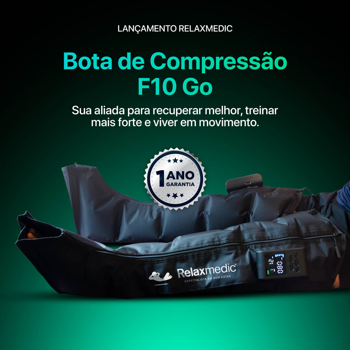 Bota de Compressão F10 GO