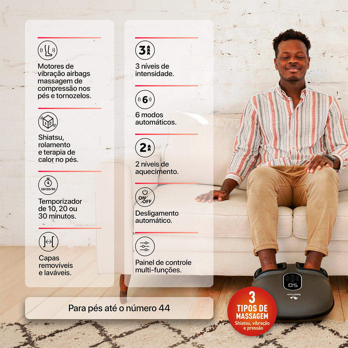 Massageador de Pés Stepflow