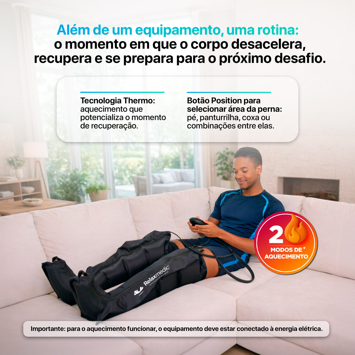 Bota De Compressão Pneumática F10 Pro Thermo