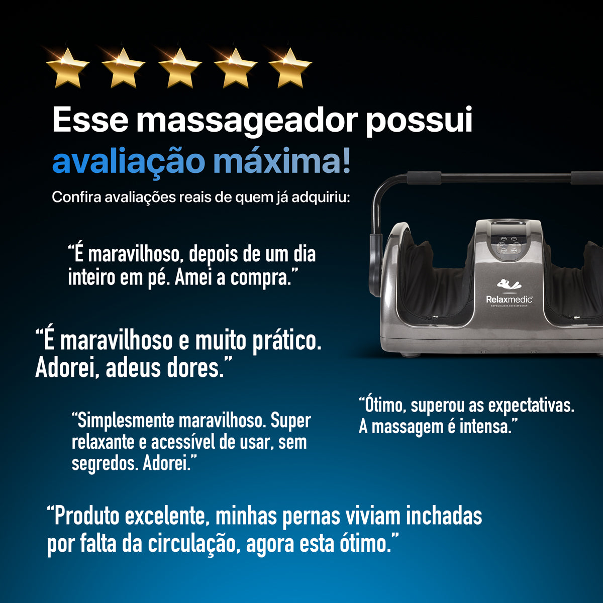 Massageador de Pés e Pernas Shiatsu Foot