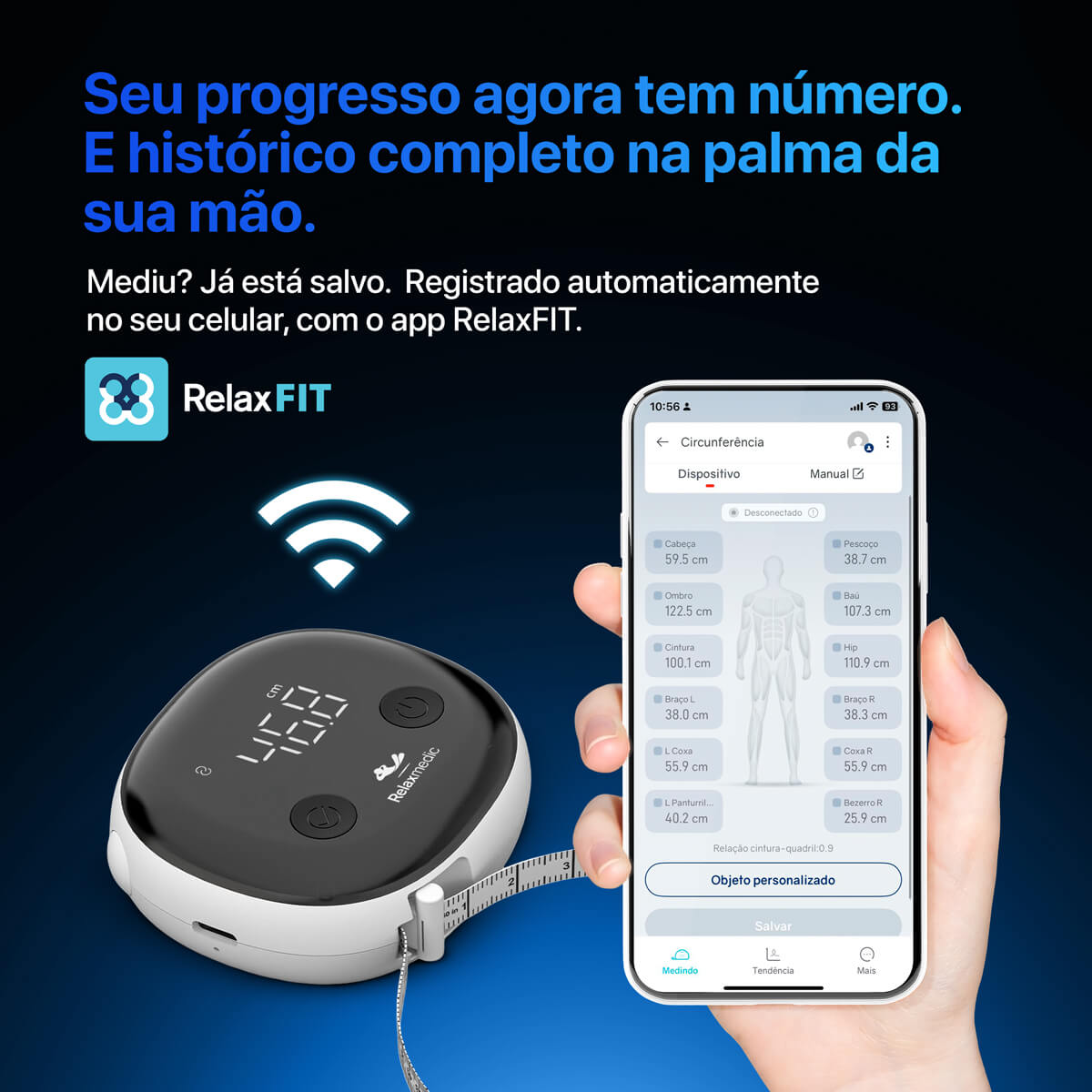 Fita Métrica Digital Smart RX20