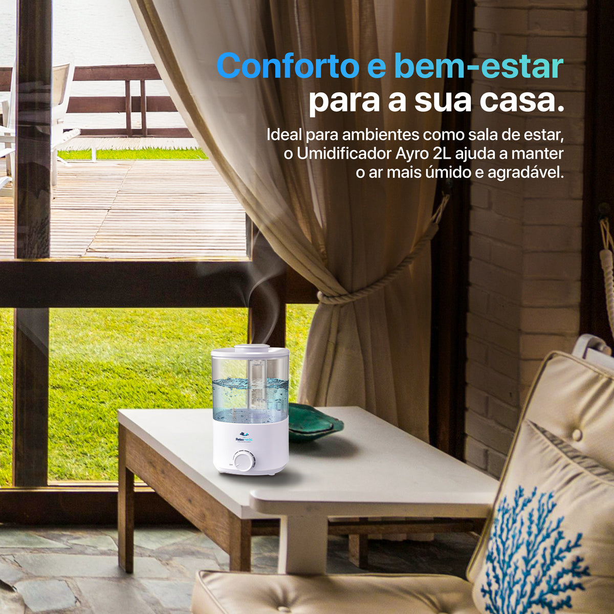 Umidificador Ayro 2L Branco