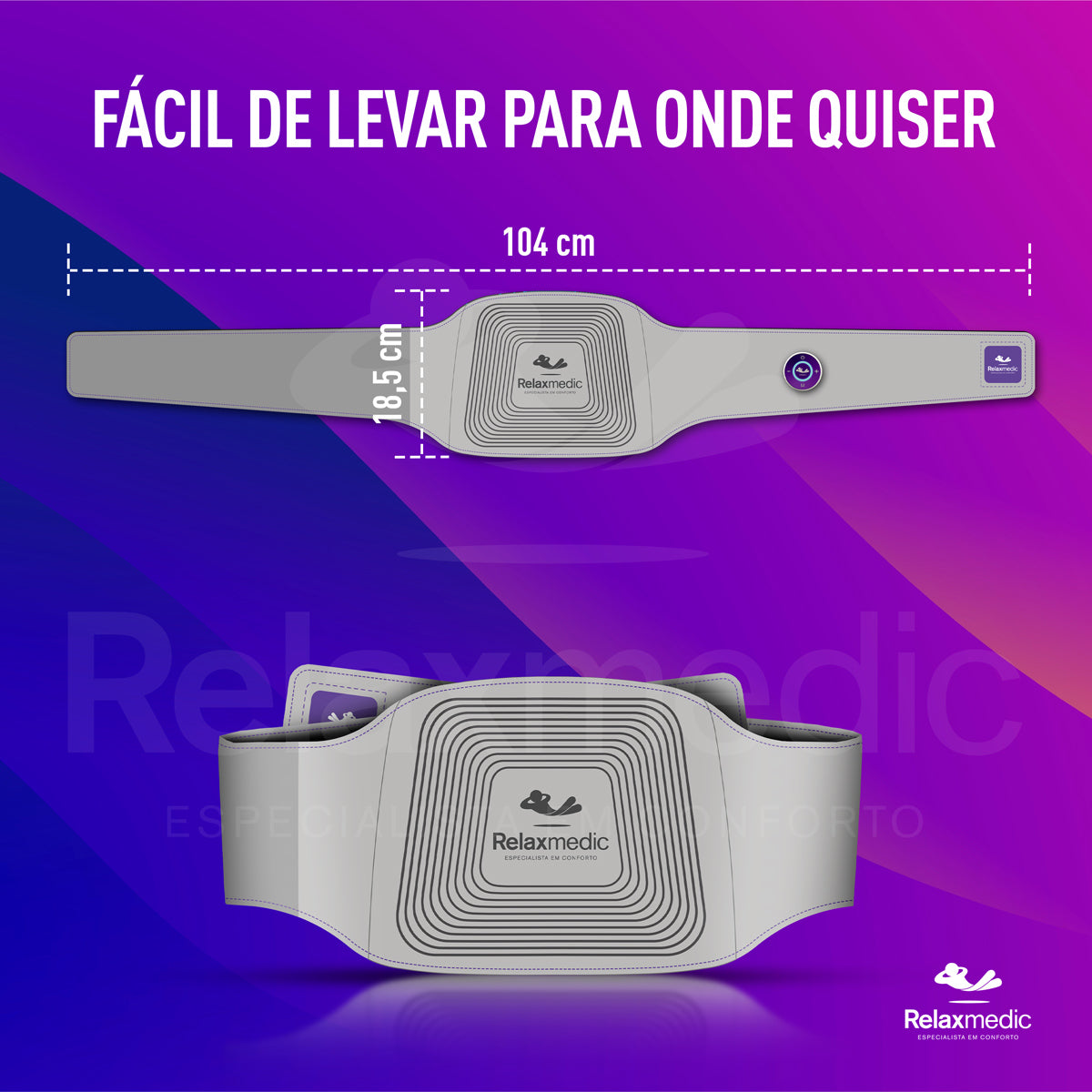 Eletroestimulador Fisio Tens Costas