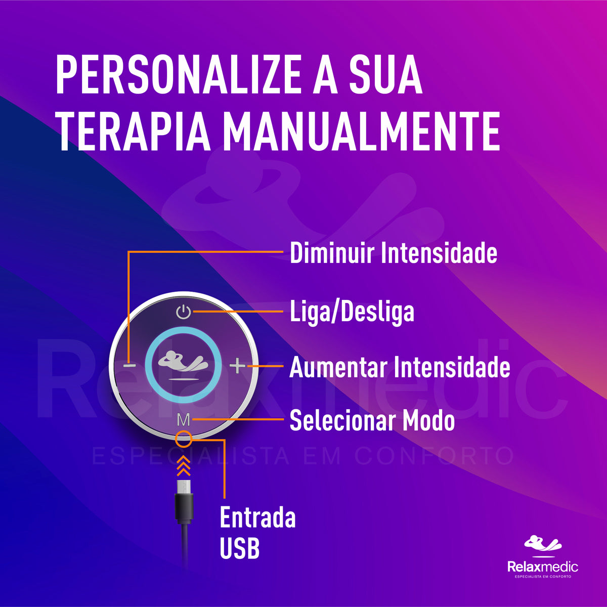 Eletroestimulador Fisio Tens Costas