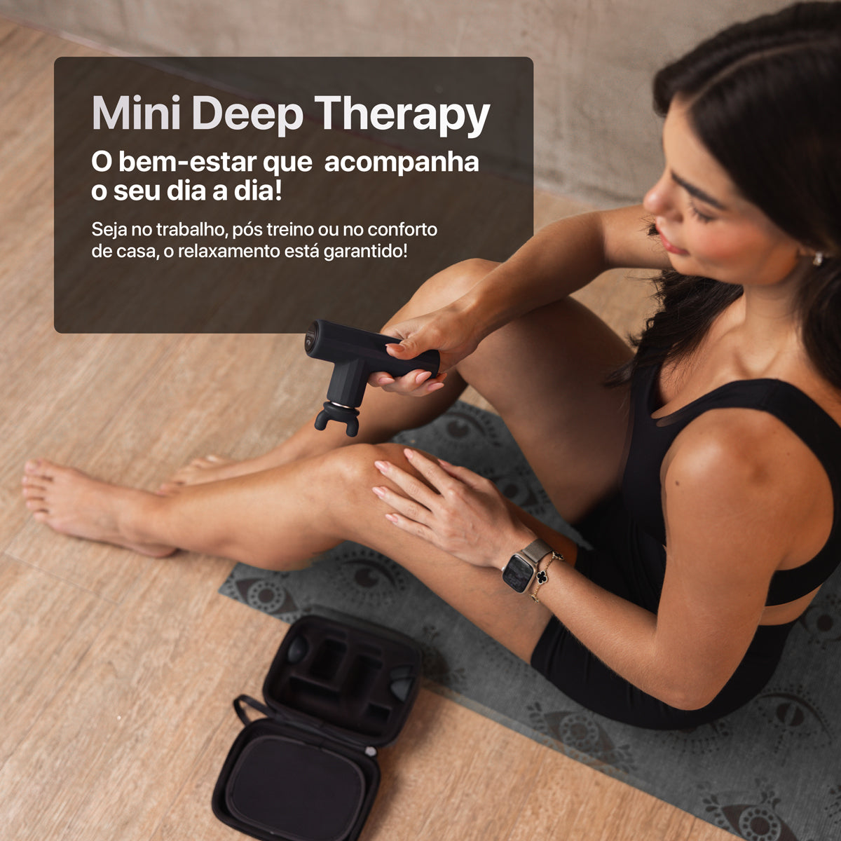 Pistola Massageadora Mini Deep Therapy