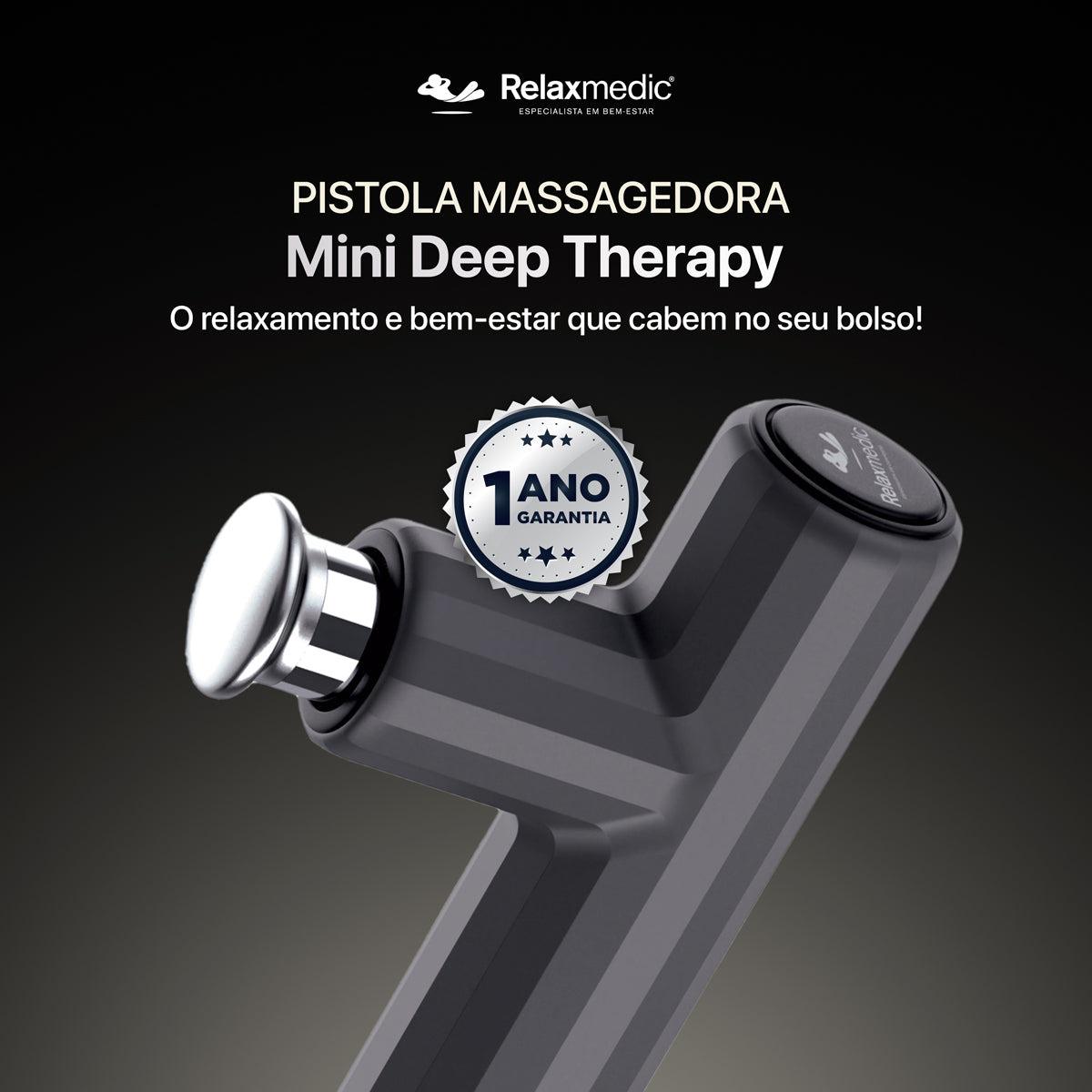 Pistola Massageadora Mini Deep Therapy