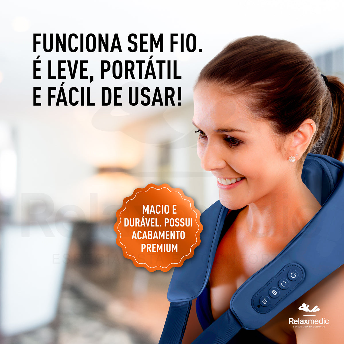Massageador Pescoço Blue 6D