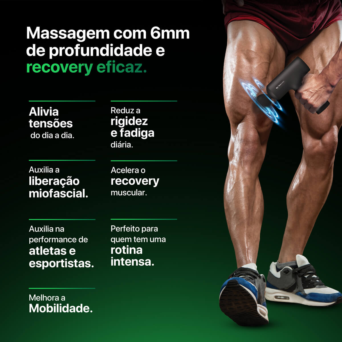 Pistola Massageadora MioDeep
