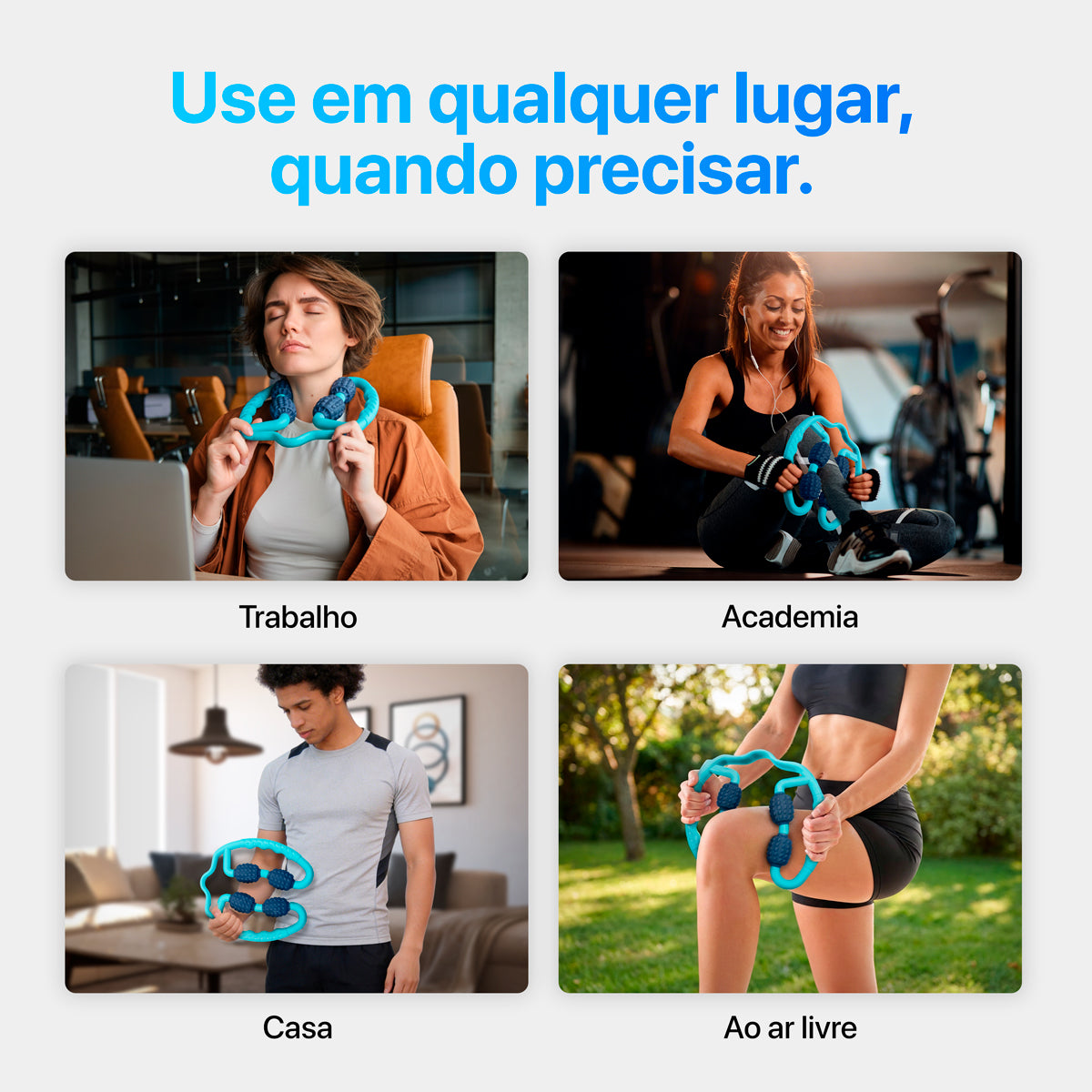 Massageador Manual Four Press