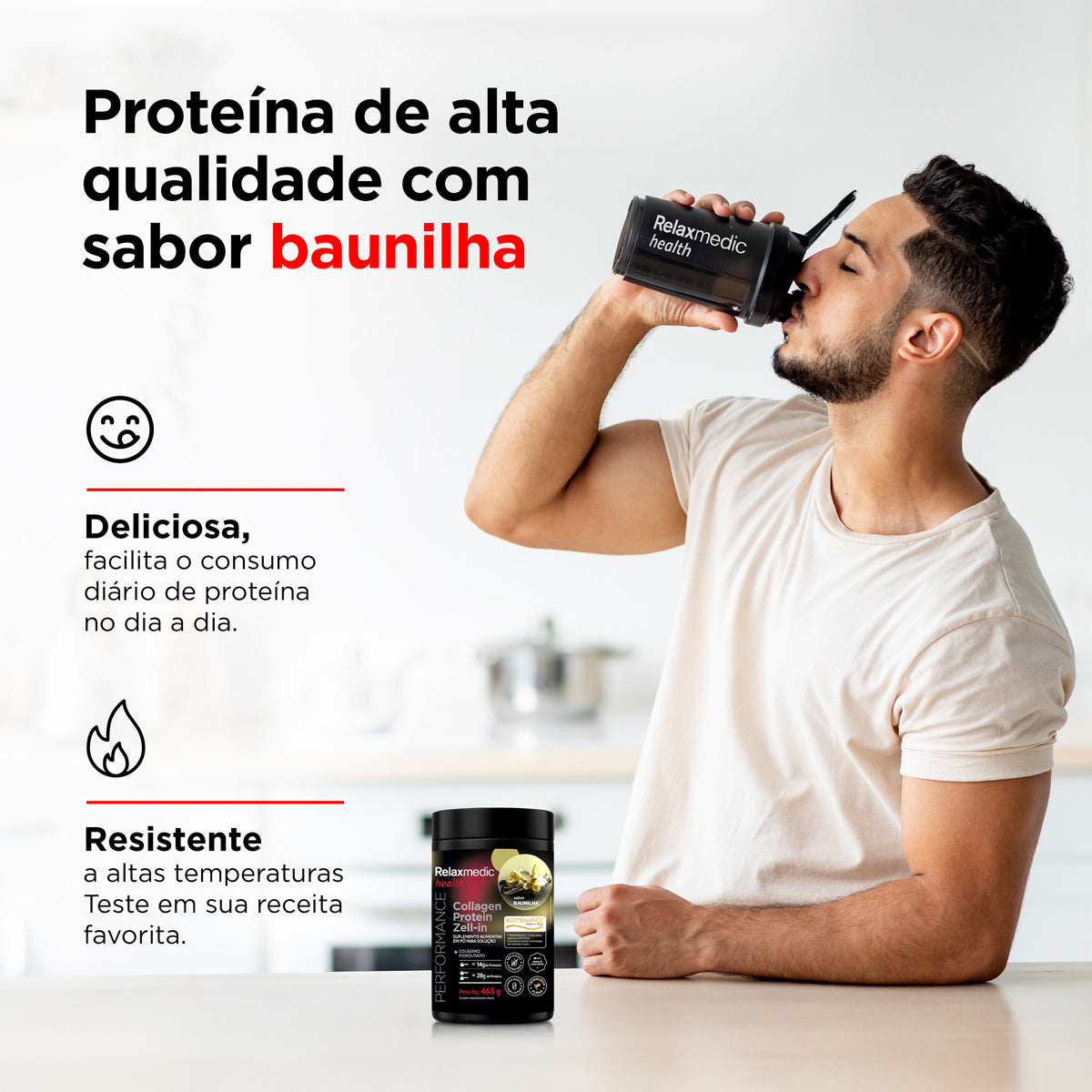 Collagen Protein Zell-In Baunilha
