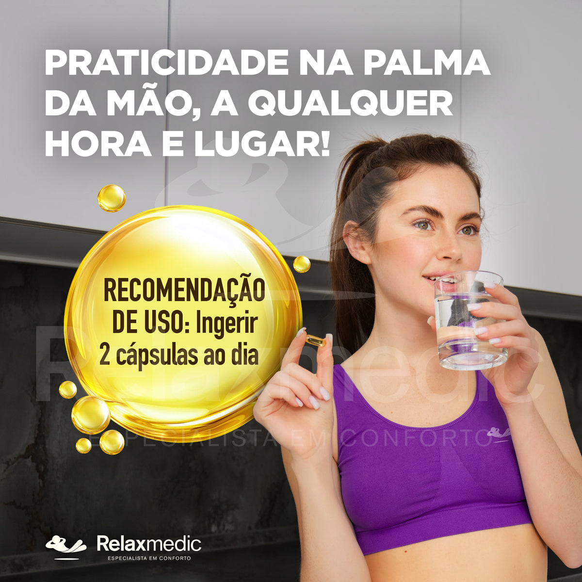 Suplemento Alimentar Ômega 3 - 1100mg