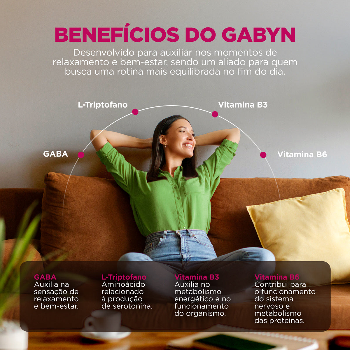 Gabyn Suplemento Alimentar 30 Cápsulas