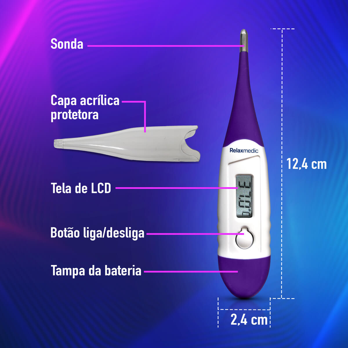 Termômetro Clean View