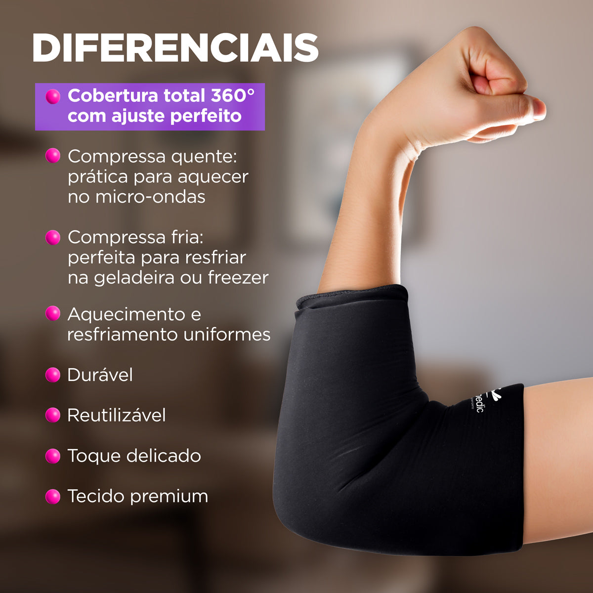 Bolsa Térmica Gel Multifuncional G Preta