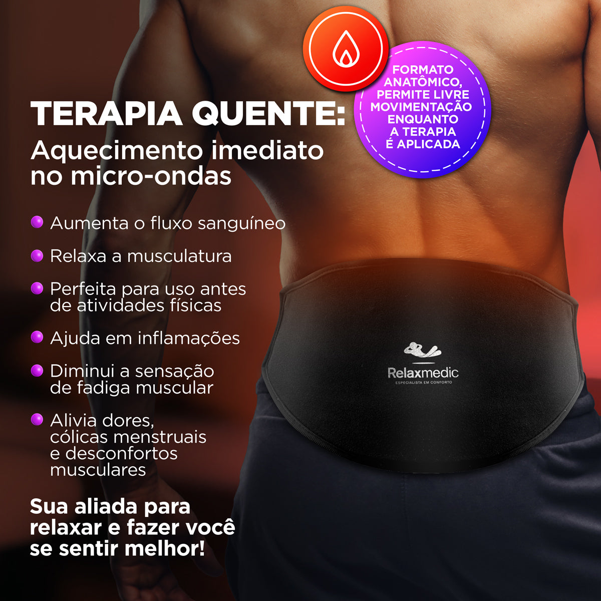 Bolsa Térmica Gel Costa Preta