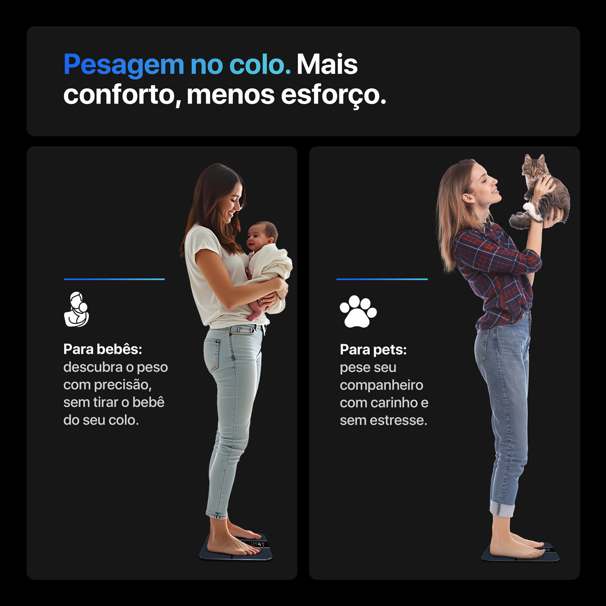 Balança Digital de Bioimpedância Intelligence Plus