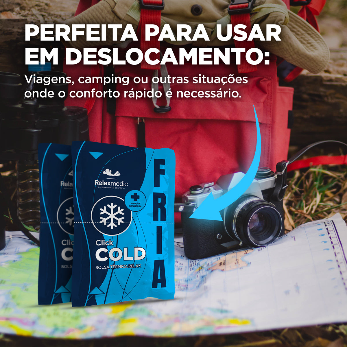 Bolsa Térmica Gel Click Cold Azul
