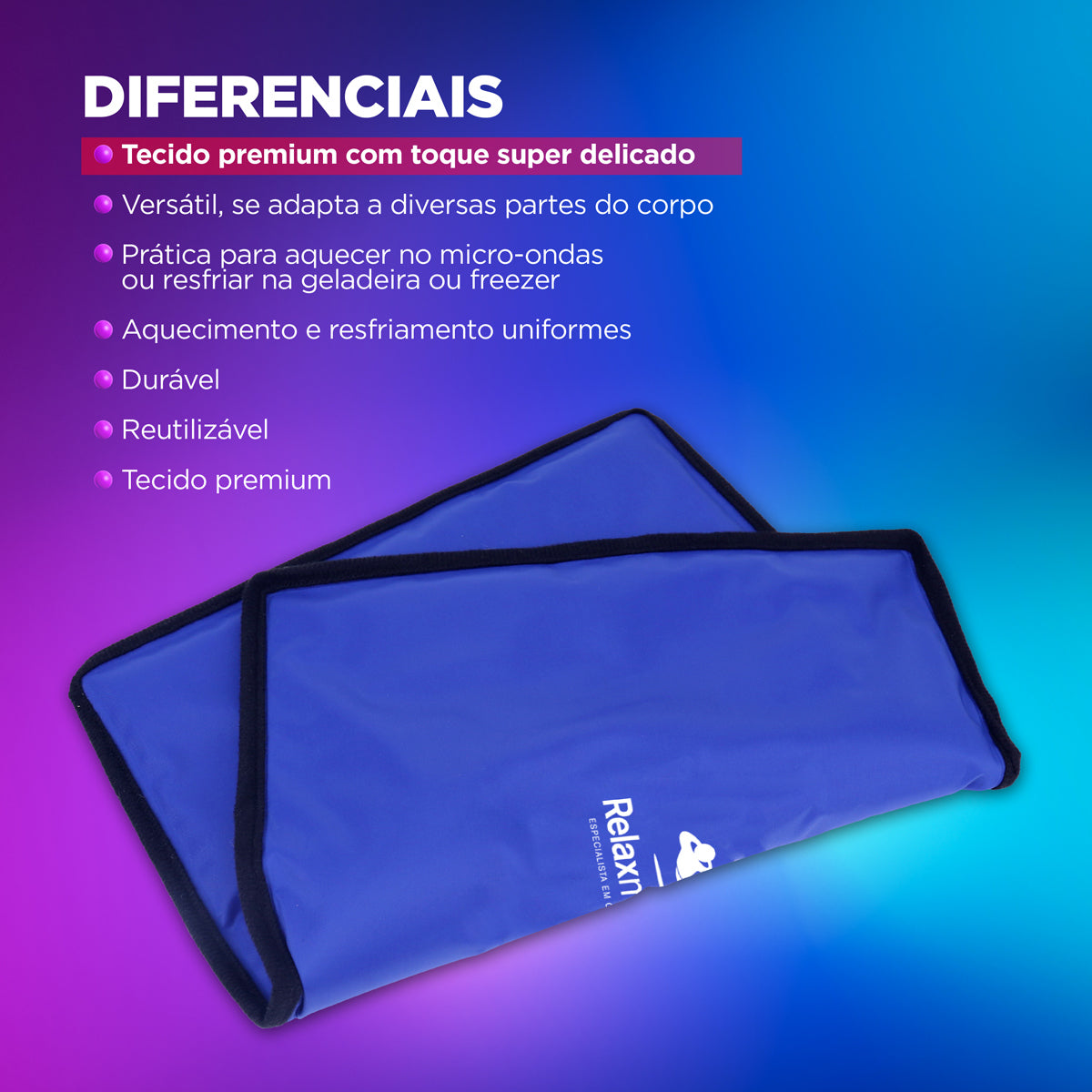 Bolsa Térmica Gel Mat Azul