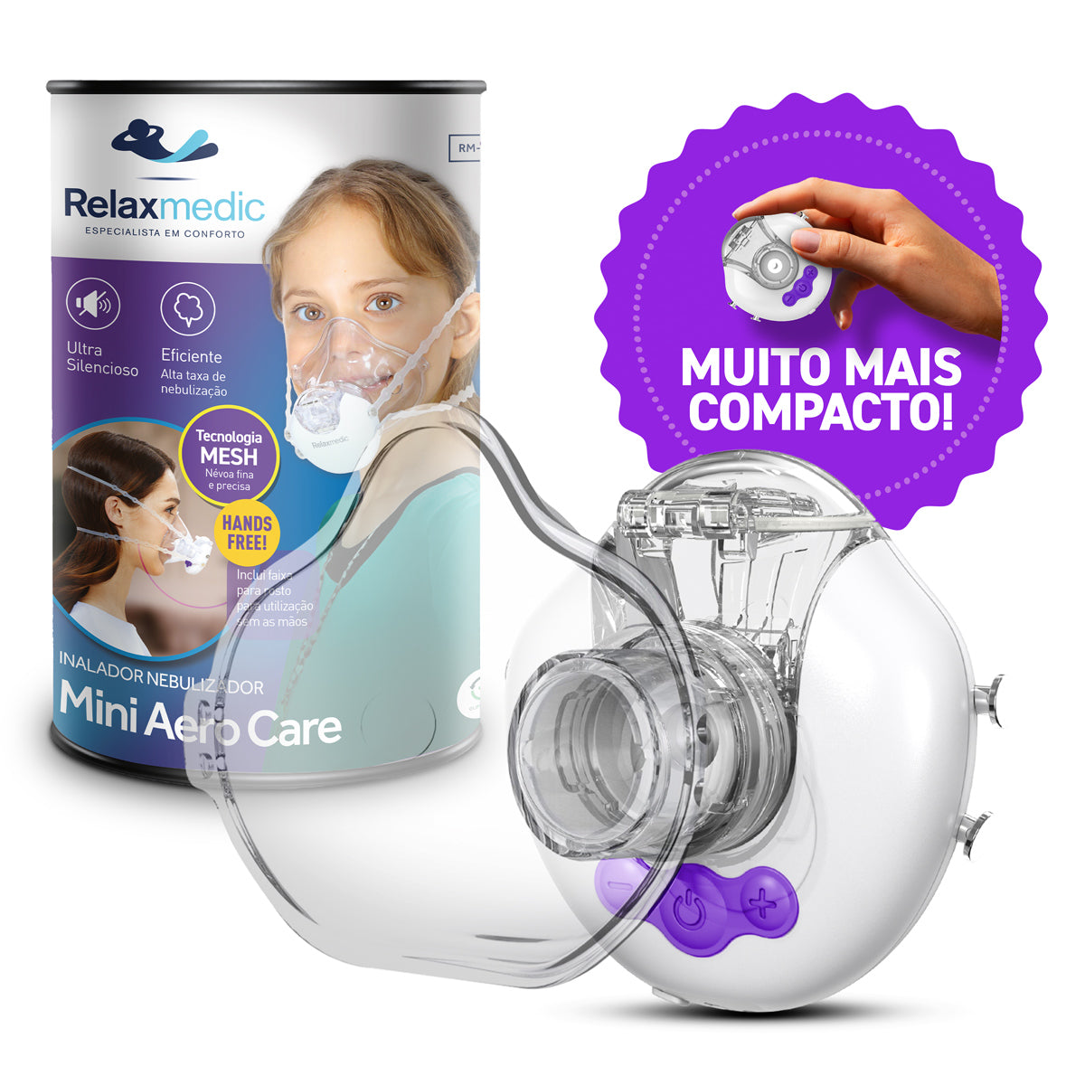 Inalador Nebulizador Hands Free Aero Care
