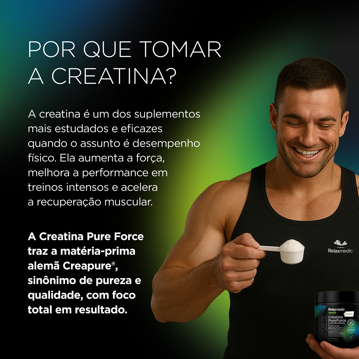 Creatina Pure Force com Creapure® 100g