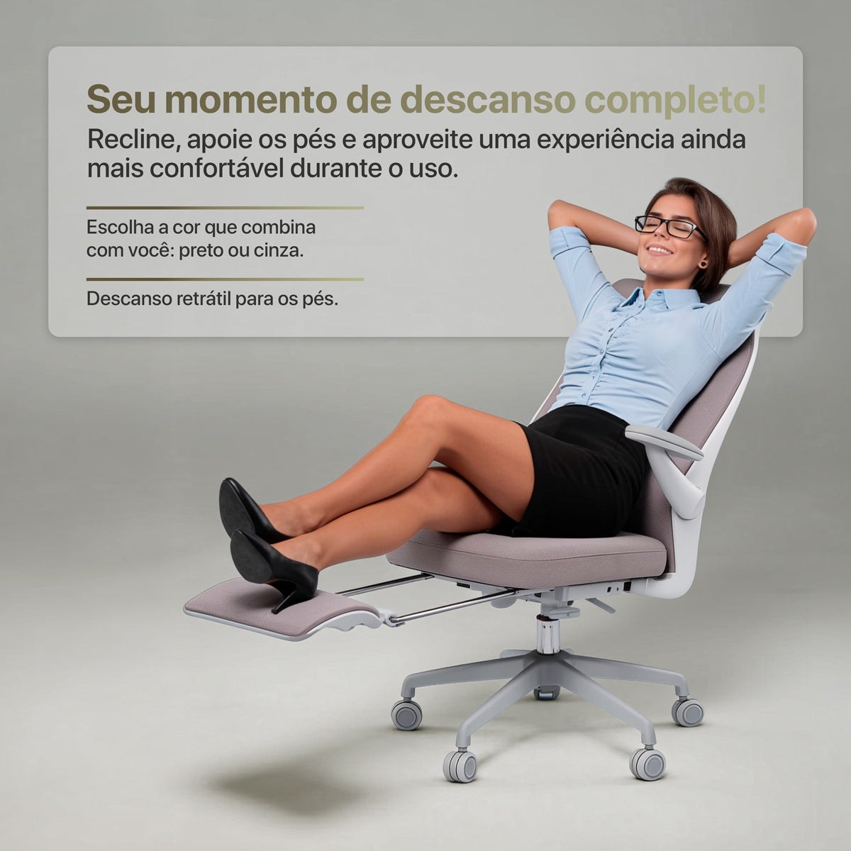 Cadeira de Escritório Massageadora Relaxflex