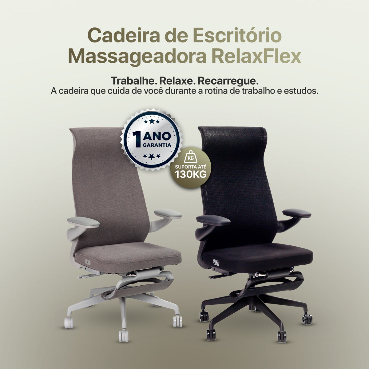 Cadeira de Escritório Massageadora Relaxflex