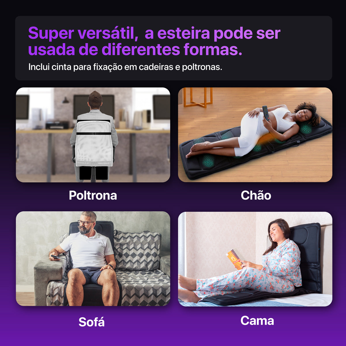 Esteira Massageadora 10 Motores
