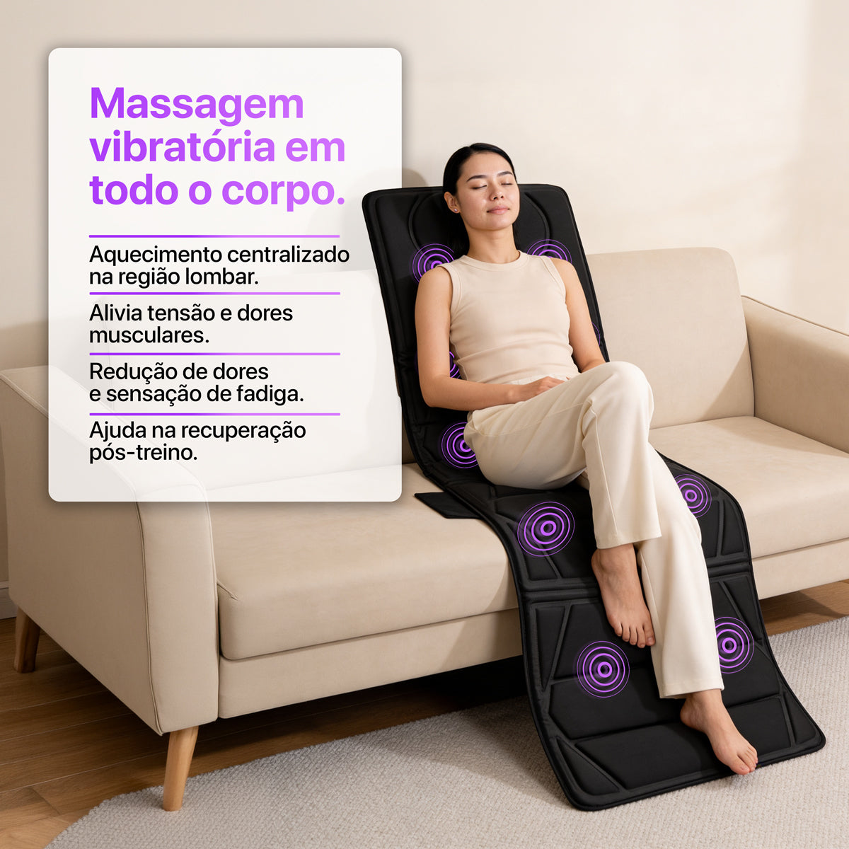 Esteira Massageadora 10 Motores