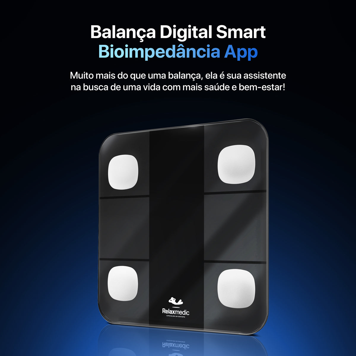 Balança de Bioimpedância Digital Smart