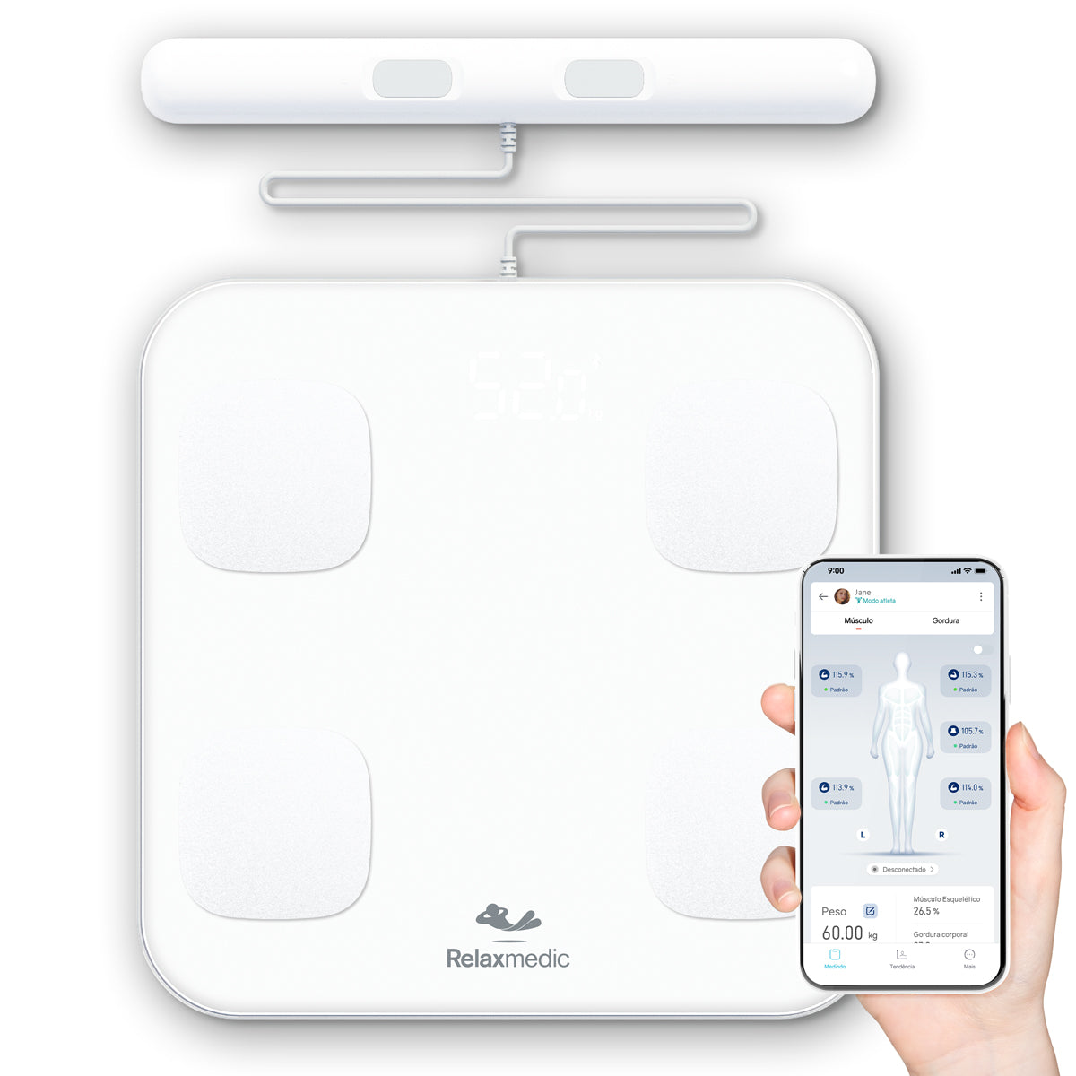 Balança de Bioimpedância Digital App