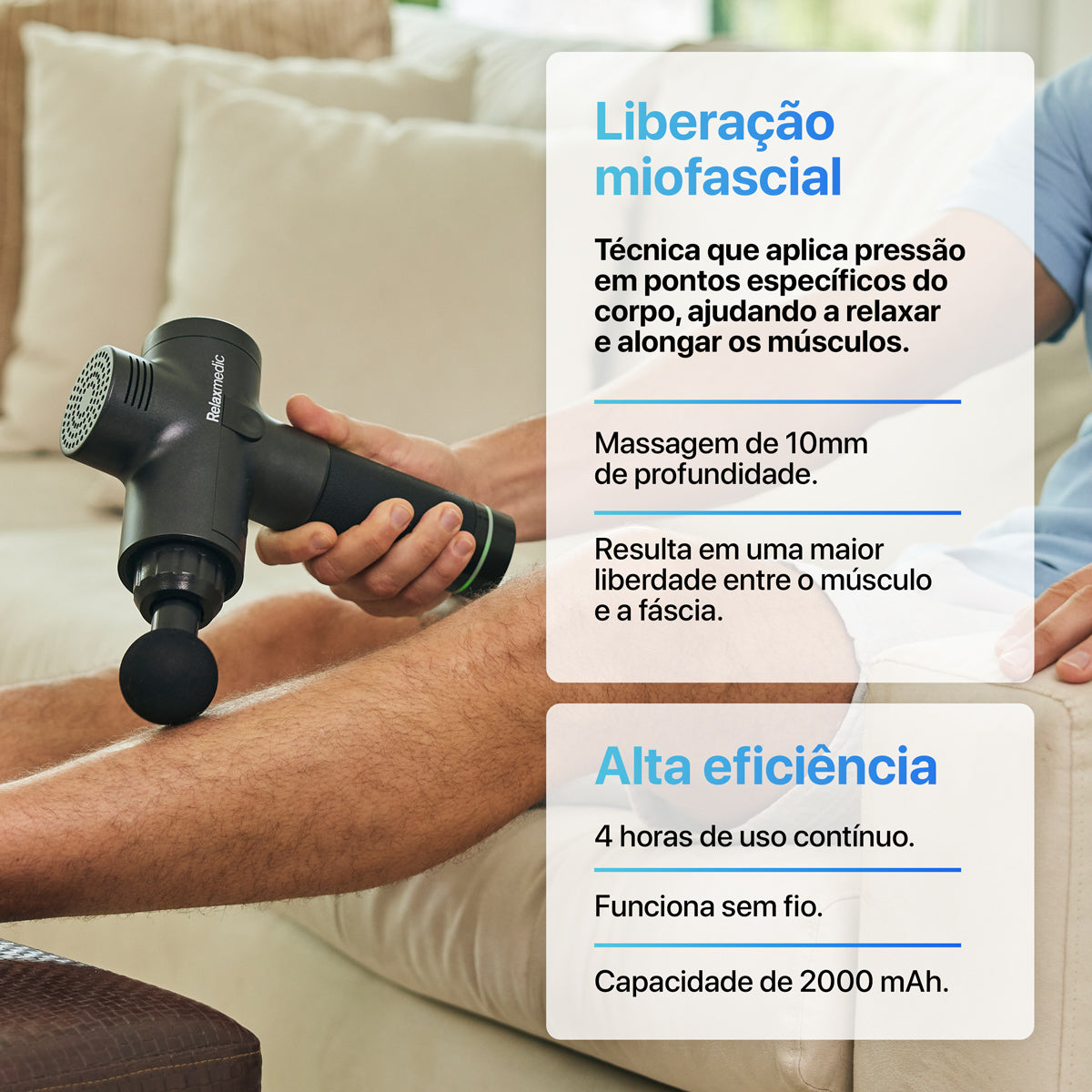 Pistola Massageadora Profissional Deep Therapy